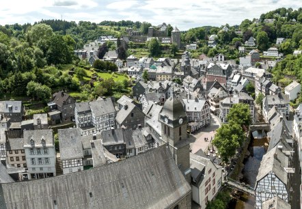 Über den Dächern von Monschau, © Eifel-Tourismus GmbH, Dominik Ketz Über den Dächern von Monschau, © Eifel-Tourismus GmbH, Dominik Ketz