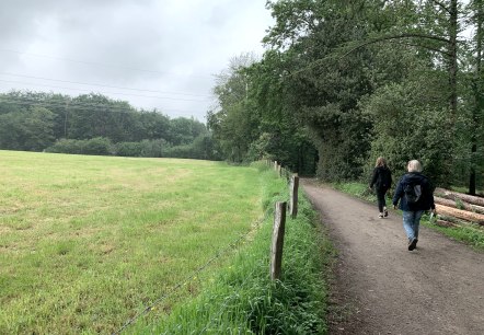 Wandern am Rande des Paulinenwäldchens, © StädteRegion Aachen Wandern am Rande des Paulinenwäldchens, © StädteRegion Aachen