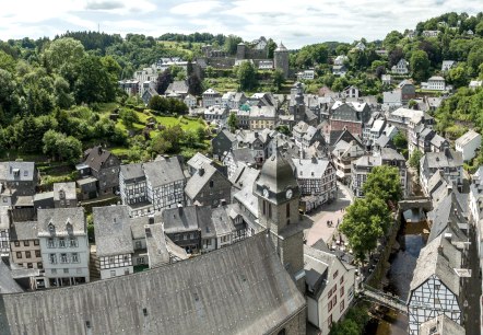 Über den Dächern von Monschau, © Eifel-Tourismus GmbH, Dominik Ketz