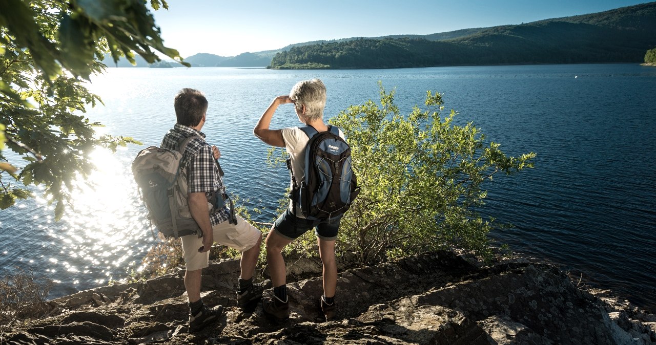 Wanderer am Rursee, © StädteRegion Aachen