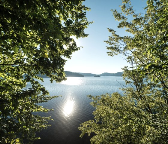 Sonnenaufgang am Rursee, © StädteRegion Aachen