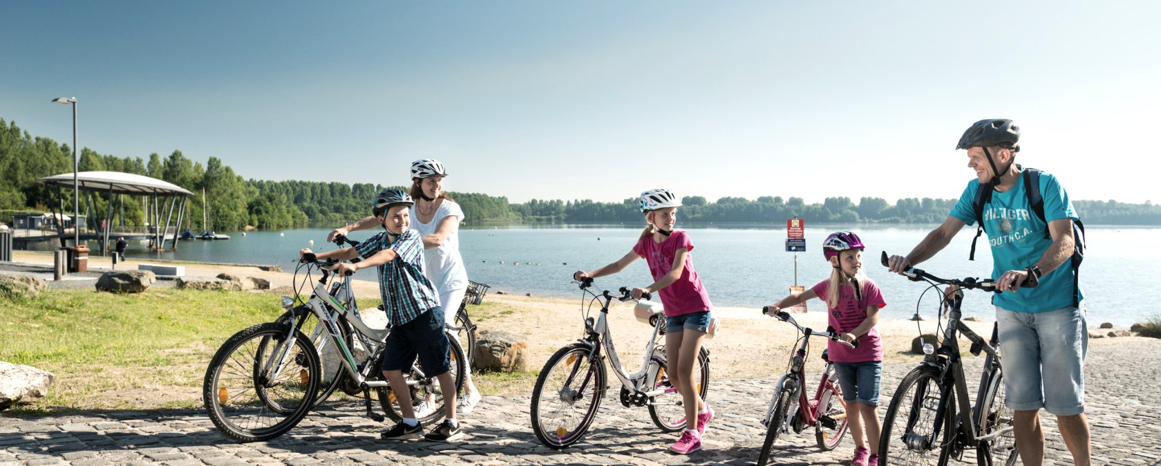 Radfahren mit Kindern, © Städteregion Aachen