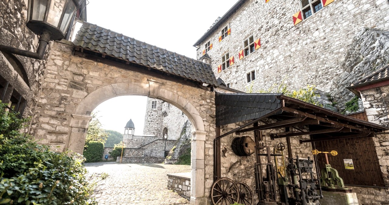 Torbogen an der Burg Stolberg, © Städteregion Aachen, Dominik Ketz