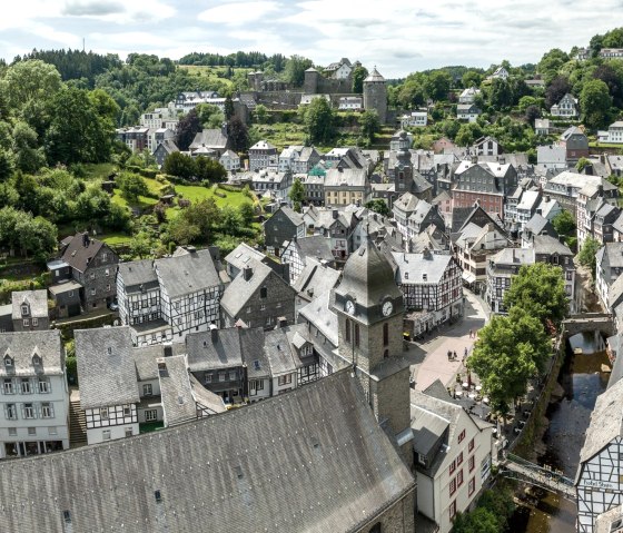 Monschau von oben, © Eifel-Tourismus GmbH, Dominik Ketz