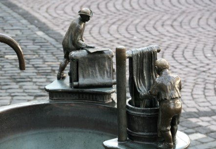 Tuchmacherbrunnen in Monschau