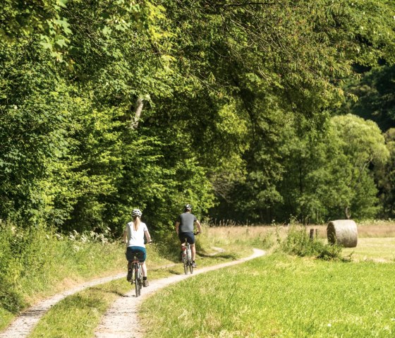 Radfahrer im Rurtal, © StädteRegion Aachen