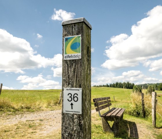 Eifel Beschilderung, © Eifel Tourismus GmbH; Foto: Dominik Ketz