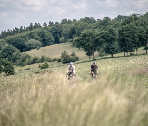 Gravelbiker Höhenlage bei Kesternich, © StädteRegion Aachen