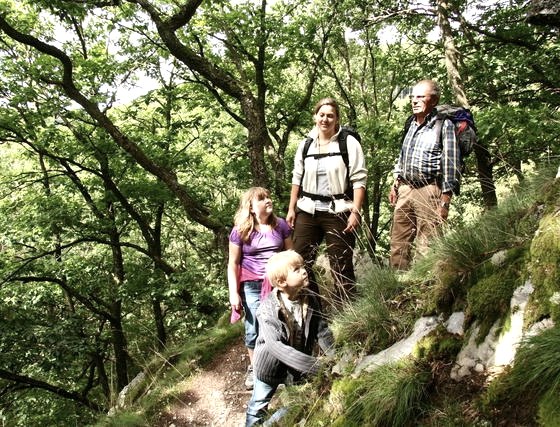 Wandern auf dem Wildnistrail, © G. Priske