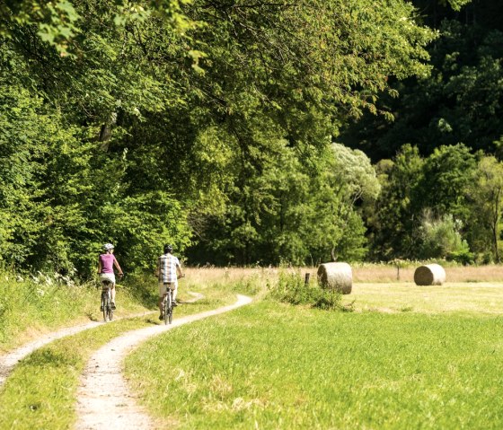 Radfahrer im Rurtal, © StädteRegion Aachen