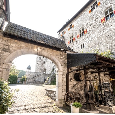 Torbogen an der Burg Stolberg, © Städteregion Aachen, Dominik Ketz