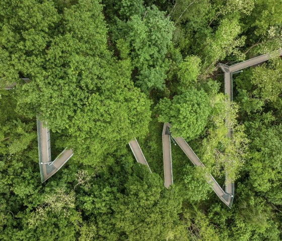 Steg vom Bergfoyer zur Halde, © StädteRegion Aachen