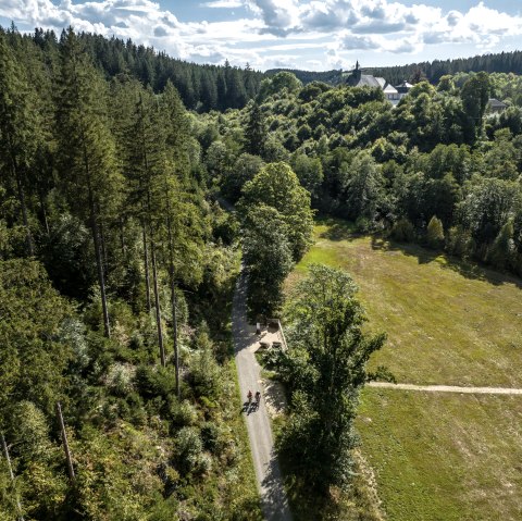 RurUfer-Radweg bei Kalterherberg, © Eifel Tourismus GmbH; Foto: Dennis Stratmann