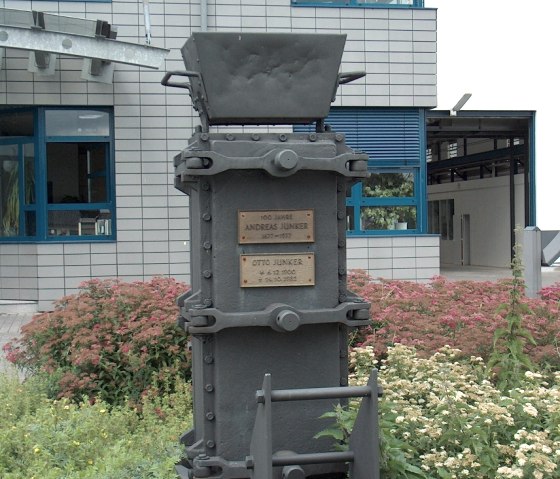 Denkmal zu Ehren der Firma Junker, © StädteRegion Aachen