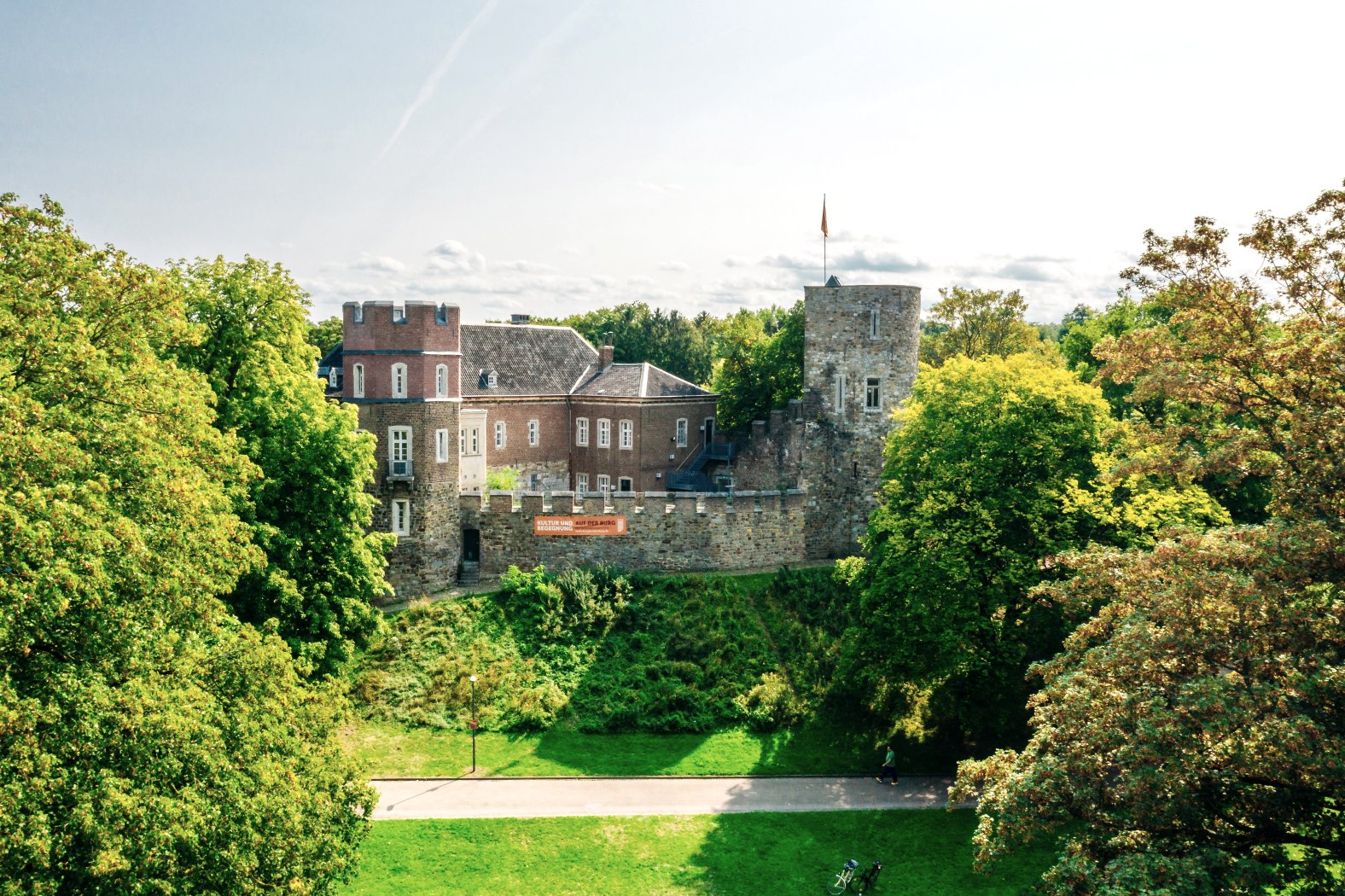 Franberger Burg mit Park, © Städteregion Aachen; Foto: Paul Meixner