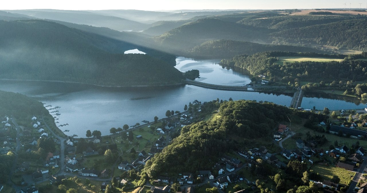 Luftbild Rursee, © StädteRegion Aachen