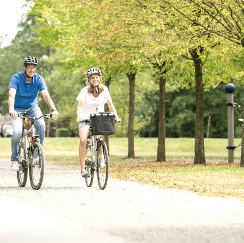 Radfahren in Baesweiler, © StädteRegion Aachen; Foto: Dominik Ketz