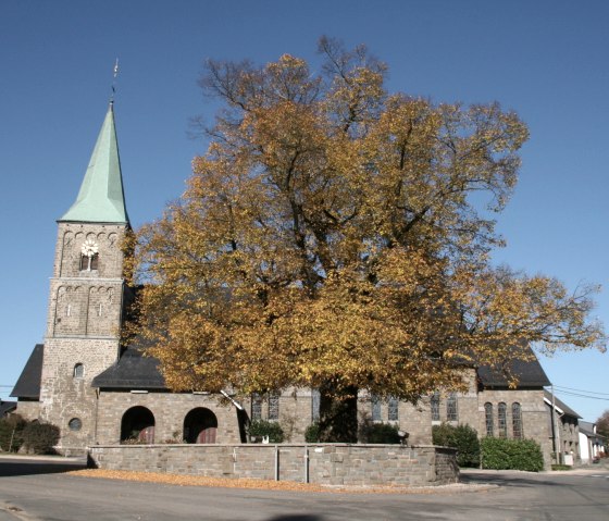 Außenansicht Kirche Weywertz, © Tourismusagentur Ostbelgien