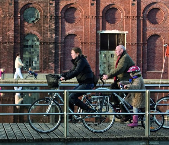 Fahrradfaher am Energeticon, © Grünmetropole e.V.