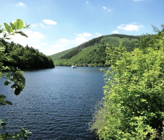 Blick auf den Rursee, © R. Stöwesand