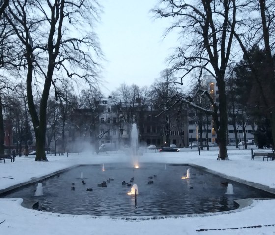 Kurpark im Winter, © aachen tourist service e.v.