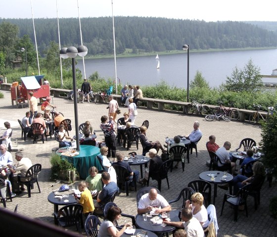 Besucherzentrum Weserbachtalsperre (Lac d´Eupen), © Touristeninformation Eupen