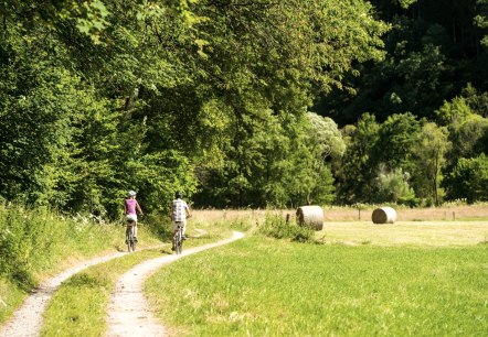 Radfahrer im Rurtal, © StädteRegion Aachen