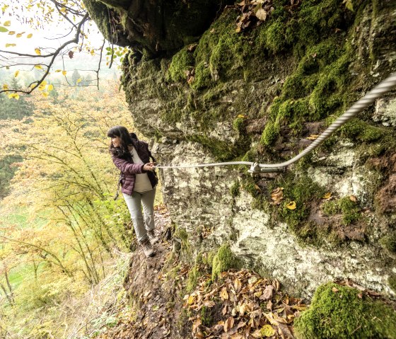 Alpiner, felsiger Wanderpfad, Eifelsteig-Etappe 11, © Eifel Tourismus GmbH, D. Ketz