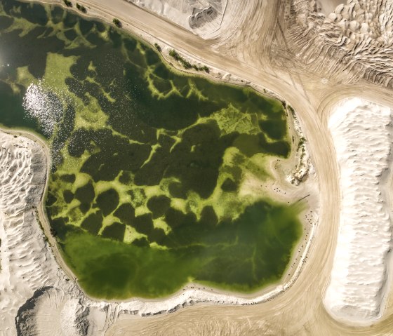 Aussichtsplattform und Infotafeln an den Nivelsteiner Sandwerken, © Städteregion Aachen