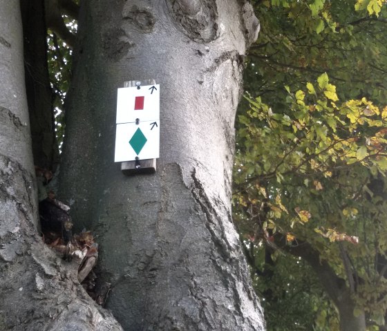Signposting of the circular route, © StädteRegion Aachen