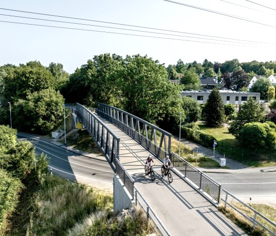 Brücke auf den Bahntrassenradweg, © StädteRegion Aachen