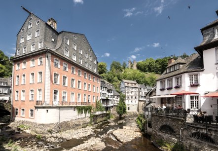 Rotes Haus von der Rurbrücke aus, © Dominik Ketz