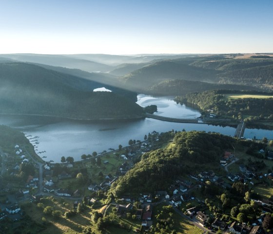 Luftbild Rursee, © StädteRegion Aachen
