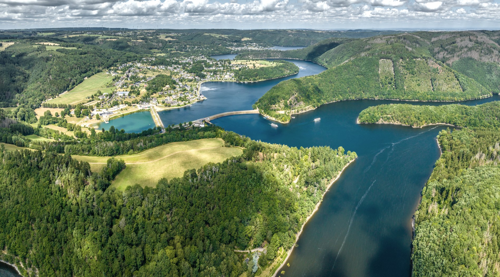 Rursee Panorama, © StädteRegion Aachen; Foto: Dominik Ketz