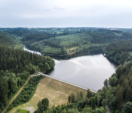 Luftbild Kalltalsperre, © StädteRegion Aachen