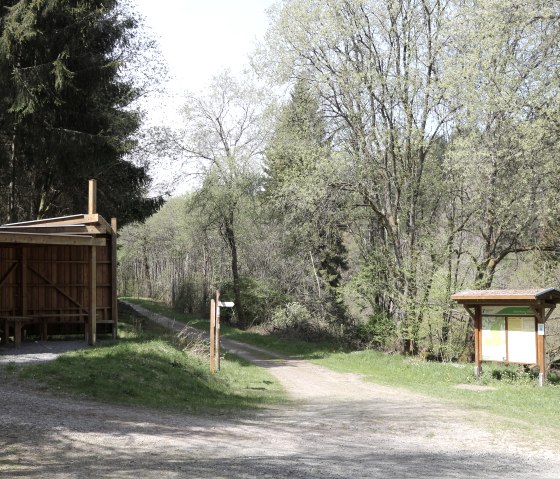 Shelter & information board, © Monschau-Touristik