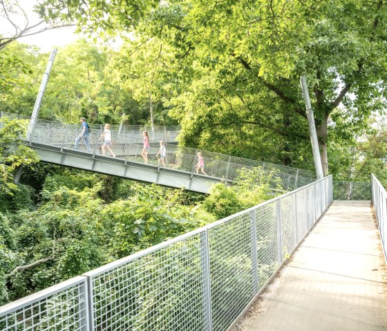 der Steg zur Aussichtsplattform, © StädteRegion Aachen