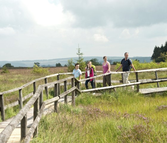 Familie im Hohen Venn, © vennbahn.eu