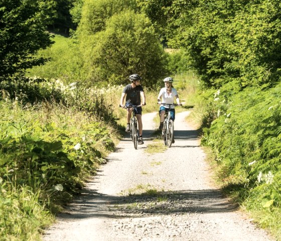 Radfahrer im Rurtal, © StädteRegion Aachen