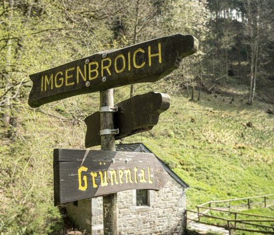 Beschilderung Belgenbachtal, © StädteRegion Aachen