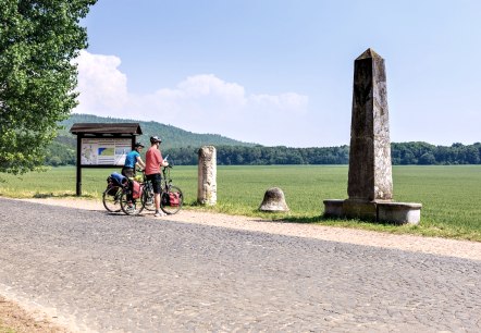 Radfaher auf der Via Belgica, © Unbekannt