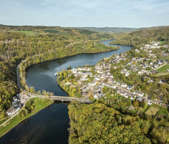 Drohnenaufnahme Einruhr, © Eifel Tourismus GmbH