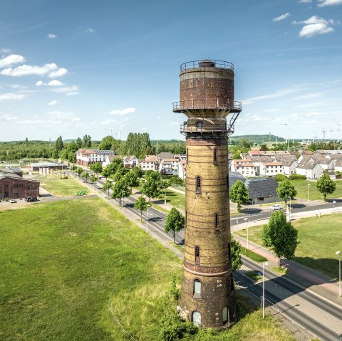 Wasserturm und Energeticon Alsdorf, © StädteRegion Aachen