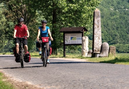 Radfahrer Via Belgica, © Unbekannt