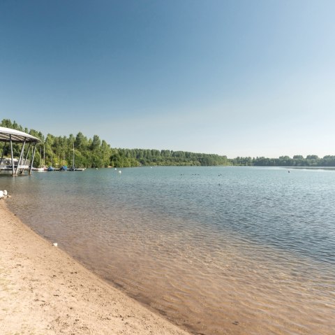 Lake shore Blaustein Lake, © StädteRegion Aachen