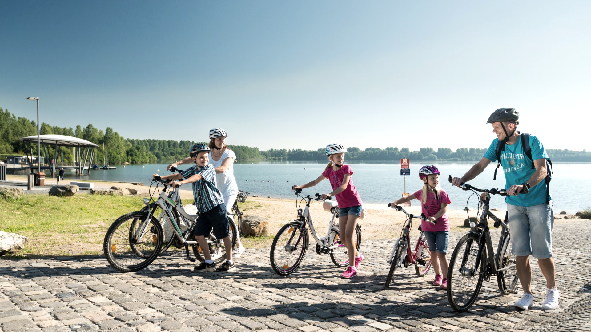 Radfahren mit Kindern, © Städteregion Aachen