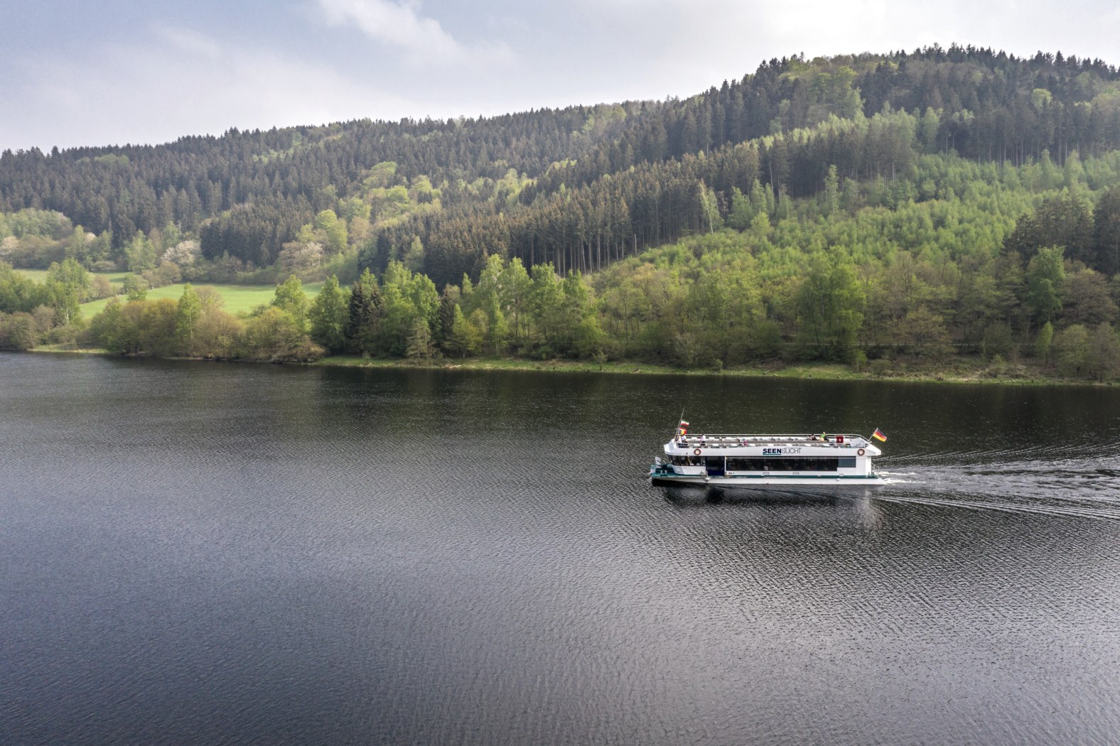 Rursee-Schifffahrt, © Grünmetropole; Foto: Dominik Ketz