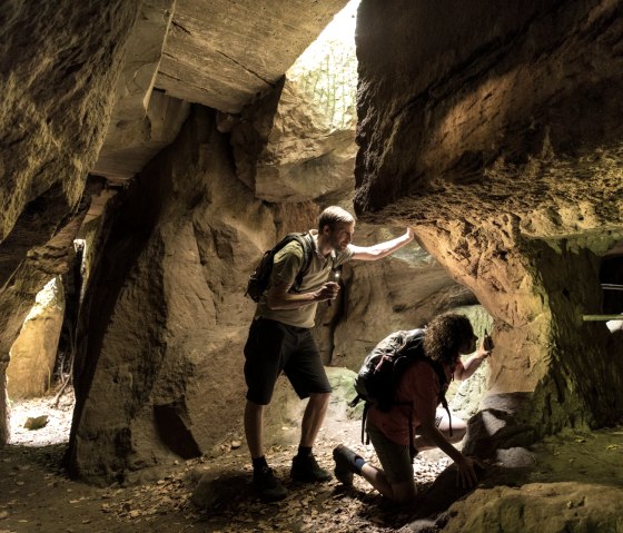 Römisches Bergwerk Pützlöcher am Eifelsteig, © Eifel Tourismus GmbH, D. Ketz