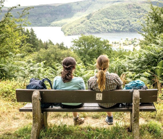 Rast mit Rursee-Panorama-Blick, © StädteRegion Aachen