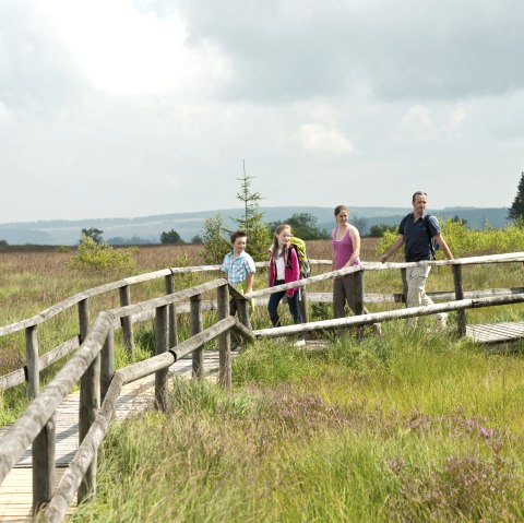 Wanderer im Hohen Venn, © vennbahn.eu